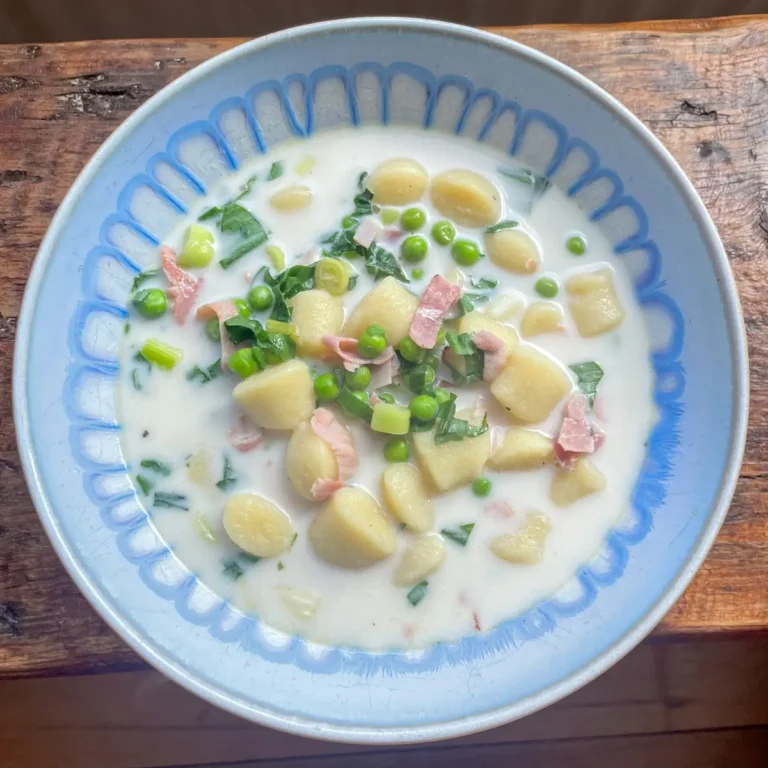 Prosciutto and Wild Garlic Gnocchi